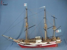 明轮船 远晴模型作品